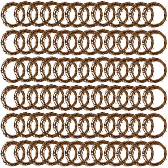 72 Pack: 3" Grapevine Wreath by Ashland®